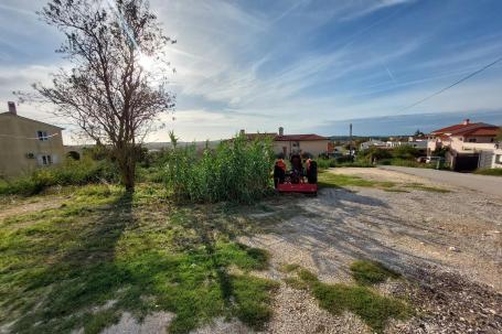 Istra, Pula, građevinsko zemljište, 1000 m2, s pogledom na grad