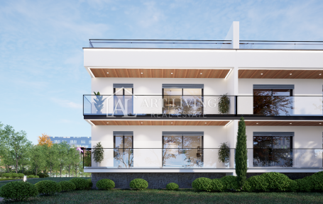 Istrien, Umag - Umgebung - attraktive Wohnung mit Dachterrasse und Meerblick - NEUBAU