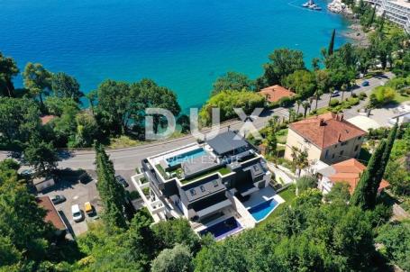 OPATIJA – luxuriöses zweistöckiges Gebäude mit privatem Pool, zweite Reihe zum Meer, direkt neben Lu