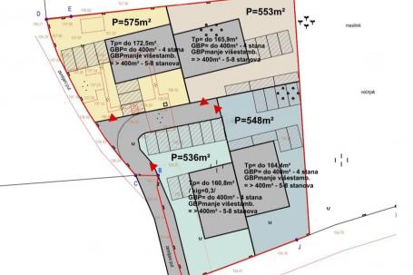 Trogir, Plano, veliko građevinsko zemljište pogodno za gradnju stambenih objekata