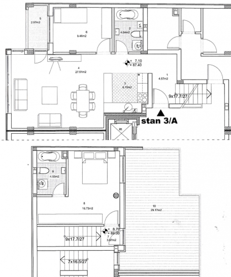 NOVI SAD - SATELIT - 80. 00 m2