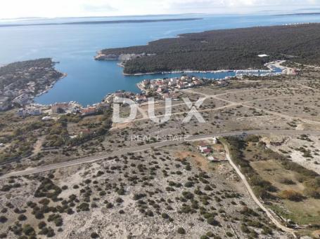 OTOK PAG, ŠIMUNI, građevinsko zemljište 200 m od mora, za obiteljsku kuću/ dvije manje zgrade/ villu