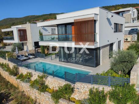 CRIKVENICA - luxury villa in Crikvenica with a heated pool and a panoramic view of the sea and Kvarn