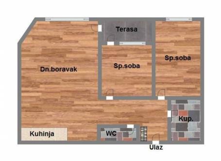 - Komforan trosoban 65m2 - TELEP