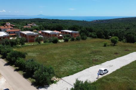 Istra, Peruški - Građevinsko zemljišta sa pogledom na more 