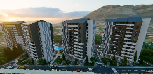 Prodaja Stanova u Novom Luksuznom Kompleksu - Bjeliši, Bar (Jednosoban 57m2)