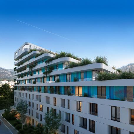 Prodaja stanova u ekskluzivnom kompleksu sa bazenom, Bar (Jednosoban stan 61. 51m2)