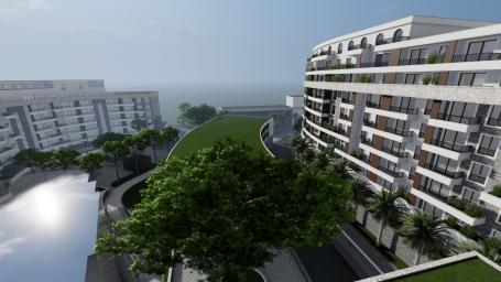 Poslovni prostor 54. 16m2 u novom stambenom kompleksu sa dva bazena u Becicima (Mogucnost odlozenog