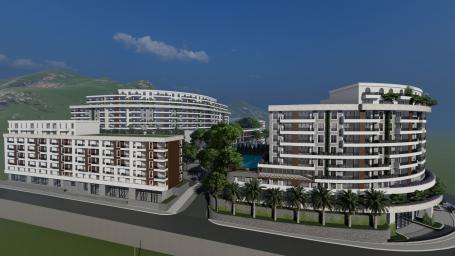 Poslovni prostor 54. 36m2 u novom stambenom kompleksu sa dva bazena u Becicima (Mogucnost odlozenog