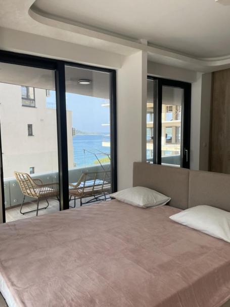 Studio Apartment for Sale, 57 m2, Budva, New Development, First Line to the Sea