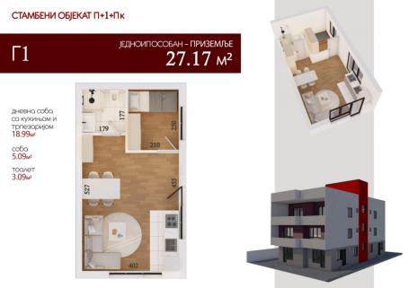 VETERNIK - VETERNIK - 27. 17 m2