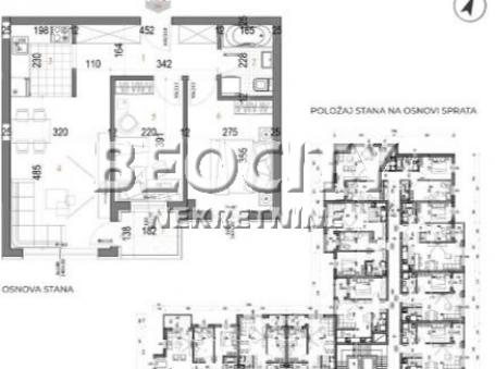 Novi Sad, Telep, Somborski bulevar, 3. 0, 52m2, 117000EUR