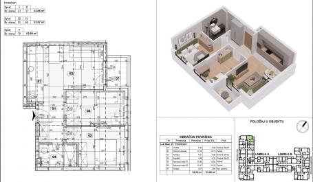NOVI SAD - TELEP - 52. 86 m2