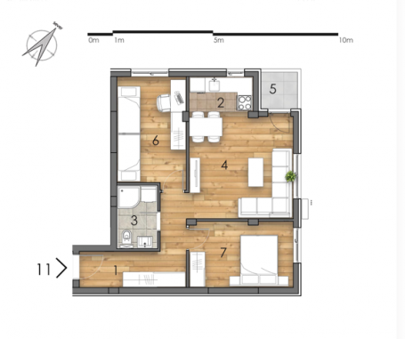 NOVI SAD - TELEP - 59. 29 m2