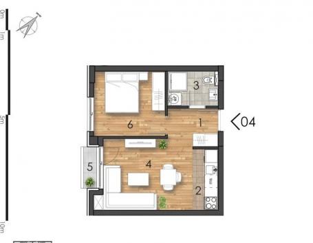 NOVI SAD - TELEP - 36. 59 m2