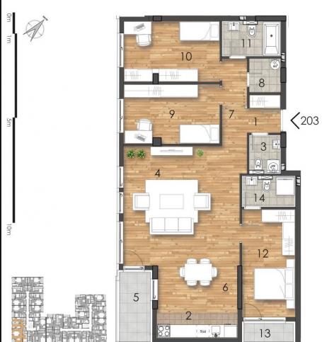 NOVI SAD - TELEP - 109. 61 m2