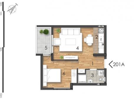 NOVI SAD - TELEP - 41. 11 m2