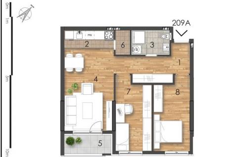 NOVI SAD - TELEP - 64. 85 m2