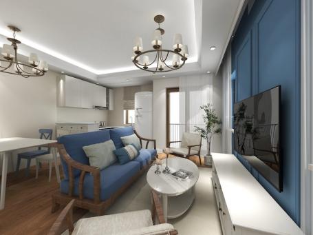 Jednosoban stan, 55 m2, Risan, Kotor