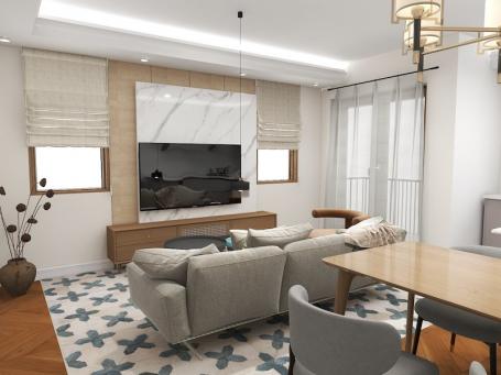 Jednosoban stan, 59 m2, Risan, Kotor