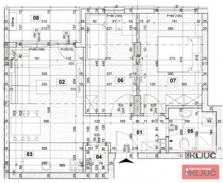 KOD LIMANA 4, 54m2, Dvoiposoban sa pdv, Izgradnja