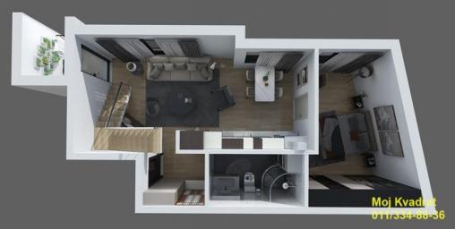 Voždovac, Voždovačka crkva - Gostivarska, 85m2