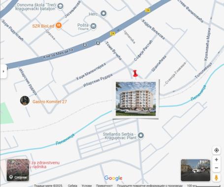 Četvorosoban stan od 78. 67 m² u izgradnji – Lepenički cvet, Kragujevac