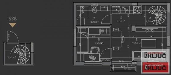 TELEP, 34m2, Jednoiposoban-Duplex sa pdv, Izgradnja