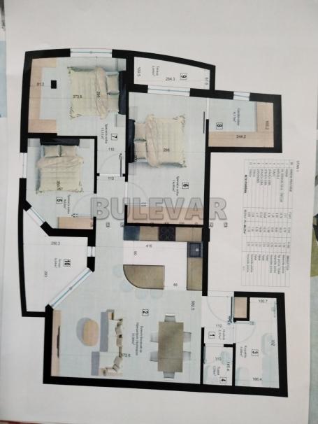 Stan na 3. spratu u izgradnji - 65 m2, terasa 30 m2, Kragujevac, centar