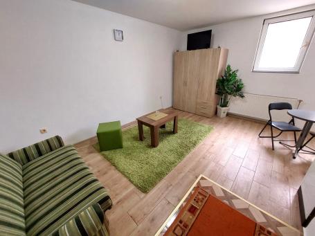 Novi Sad - Cara Dušana , izdaje se odmah usljiva garsonjera, kompletno nameštena i opremljena belom