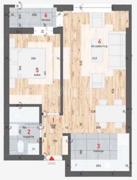 NOVI SAD - CENTAR - 46. 00 m2