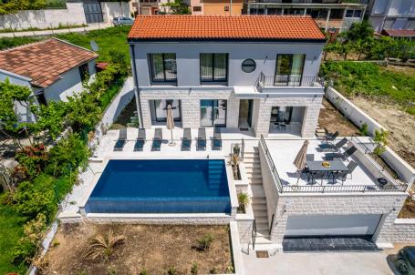 Luxury villa with pool and sea view, Tivat