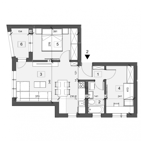 NOVI SAD - ADICE - 53. 24 m2