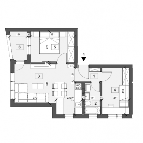 NOVI SAD - ADICE - 53. 24 m2