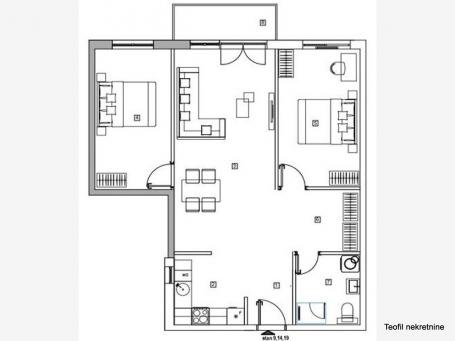 ZVEZDARA MIRIJEVO 79m2 , (L) , 144091e
