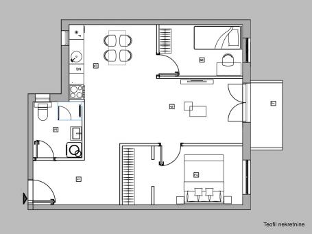 ZVEZDARA MIRIJEVO 60m2 , (L) , 119500e