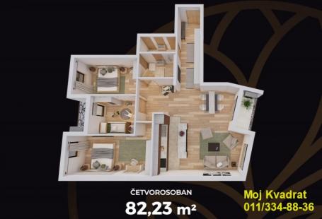 Voždovac - Trošarina, 82m2