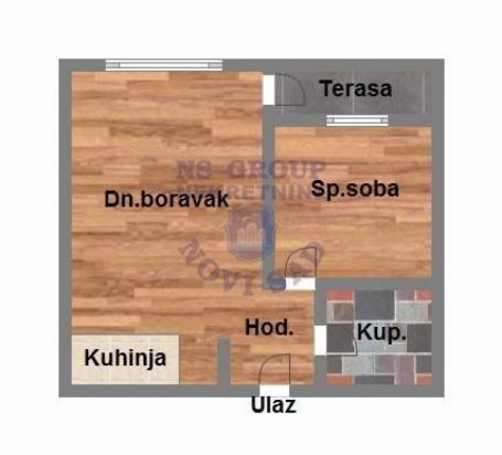 550769- Odlican dvosoban stan u izgradnji
