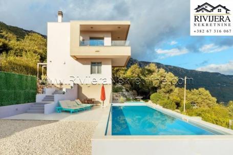 Novoizgrađena Vila sa panoramskim pogledom na more Podi Herceg Novi