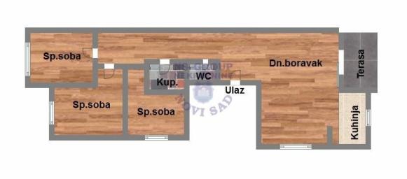 Odličan troiposoban stan na Klisi u izgradnji! 65m2