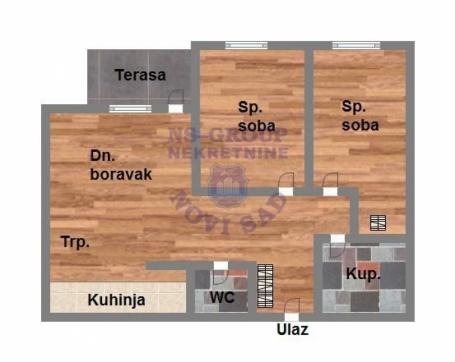 Trosoban stan u izgradnji na Bul. Patrijarha Pavla!
