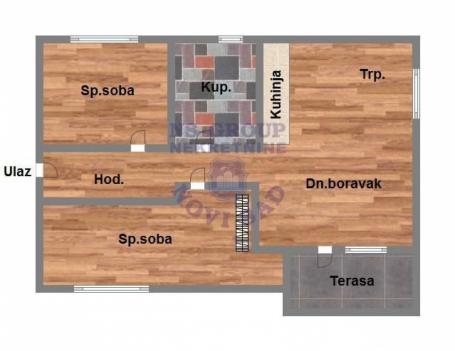 Odličan trosoban stan u izgradnji na Adicama 51m2
