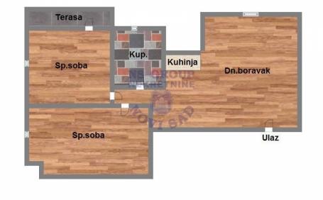 Trosoban, 45m2 Trandzment