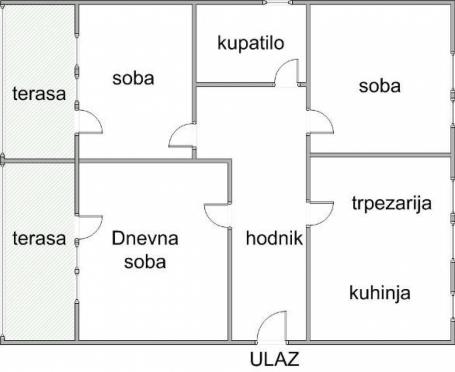 Uknjižena kuća Grmovac, 6 ari placa