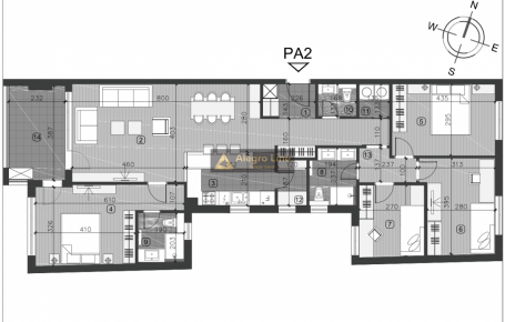 Četvorosoban stan - poslovni apartman u kompleksu Vojvoda Residence - L1 PA2