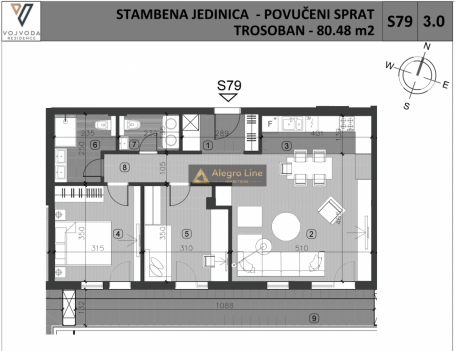 Poslednji neprodati  stanovi u naselju Stepa Stepanović u kompleksu Vojvoda Residence - trosobni sta