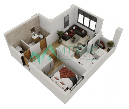 Novi Sad, Salajka - Jednoiposoban stan 40m2