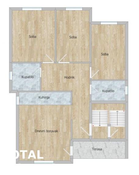 VETERNIK - CENTAR - 74. 00 m2