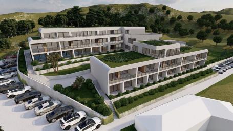 Jednosoban apartman 83. 31m2 u novom kompleksu sa panoramskim pogledom na more – Tivat