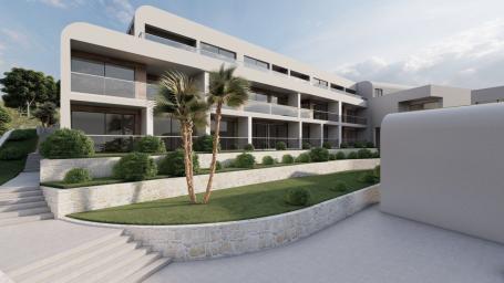 Jednosoban apartman 94. 1m2 u novom kompleksu sa panoramskim pogledom na more – Tivat